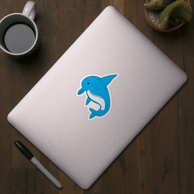 Cute dolphin doodle design by 4wardlabel